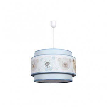 Distribuidor - Lâmpadas Diversas | Colgantes Infantil | COLGANTE PANDA CELESTE 1XE27 REGX35D Ref: 056193548